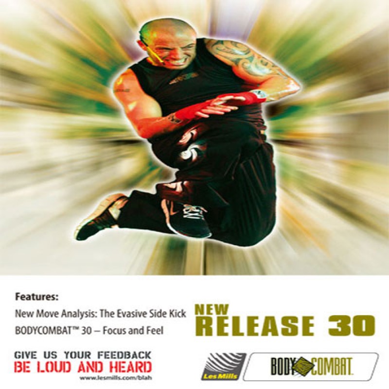 Body Combat 30 DVD, Music, & Choreo Notes Release 30